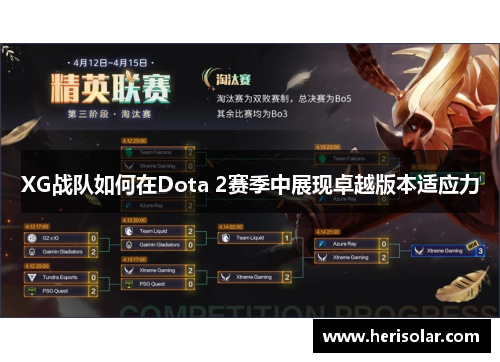 XG战队如何在Dota 2赛季中展现卓越版本适应力