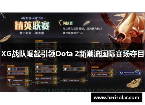 XG战队崛起引领Dota 2新潮流国际赛场夺目